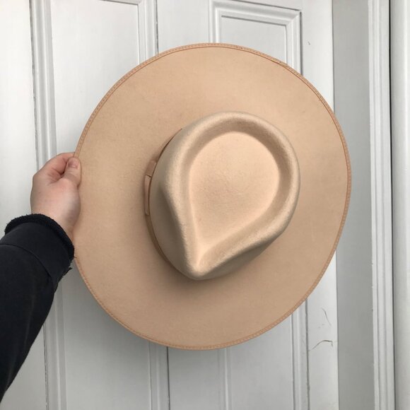 Lack Of Colour Cream Ivory Rancher Small 55cm Wool Wide Brim Sun Protection - Picture 9 of 13